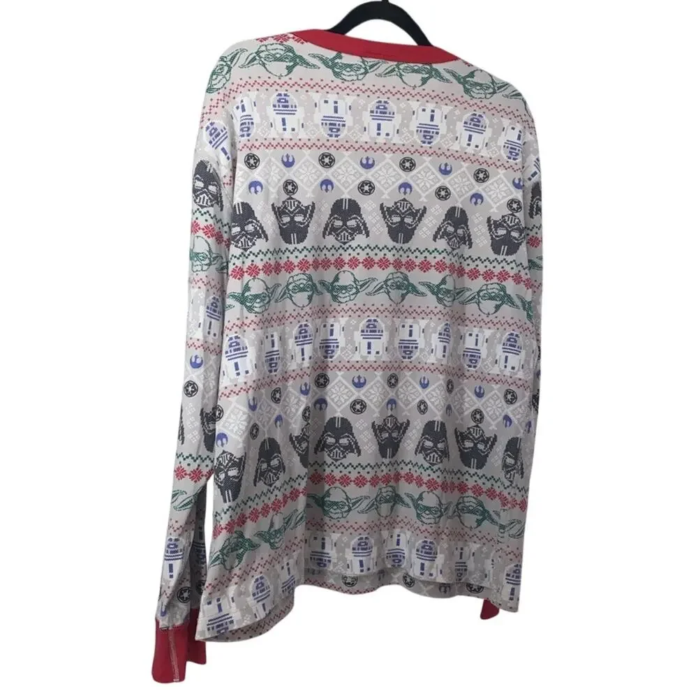 Hanna Andersson Star Wars Holiday Pajama Top Organic Cotton Womens XL